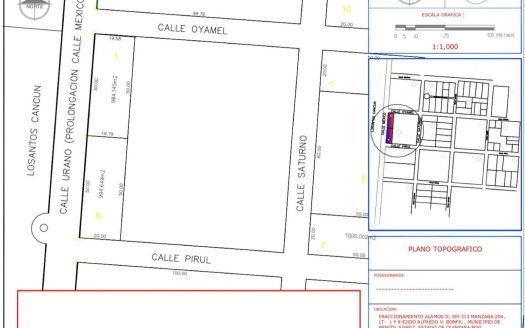 2 TERRENOS EN VENTA FRENTE A LOSANTOS (CANCÚN)